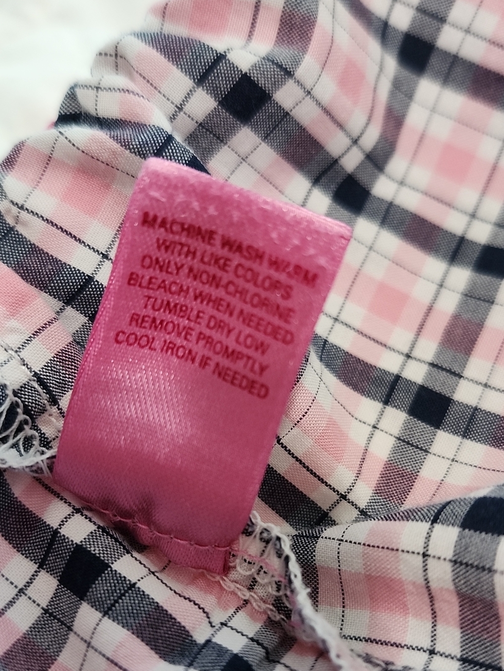 Vintage Victoria's Secret Pink Boxer Short Plaid Ruffle Size Small - Picture 10 of 10